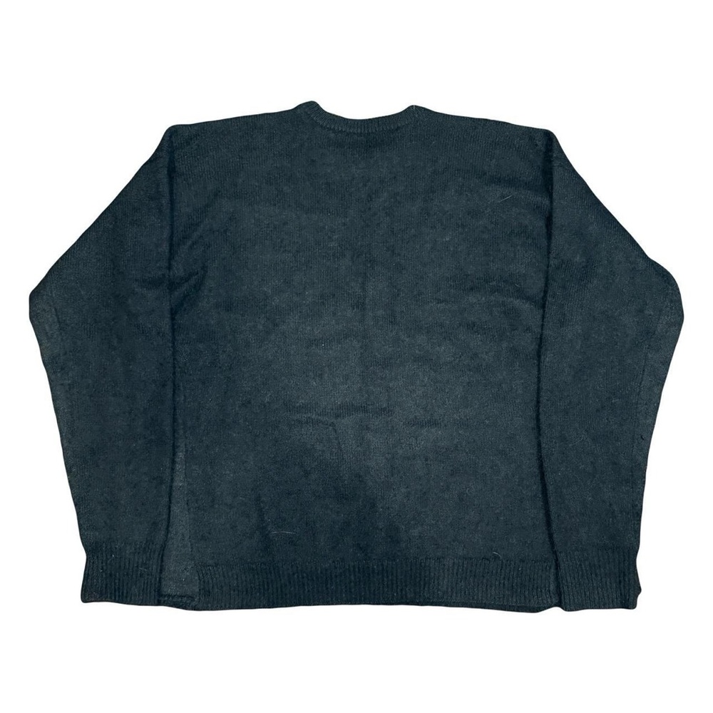 Acne Studios Demi Mix PAW14 Wool Mohair Oversized Black Sweater - Picture 2 of 5